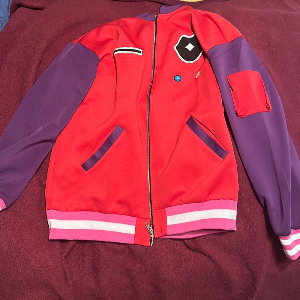 Rika kawaii wonder egg priority anime cosplay zip up jacket